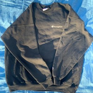 Black Champion crewneck sweater